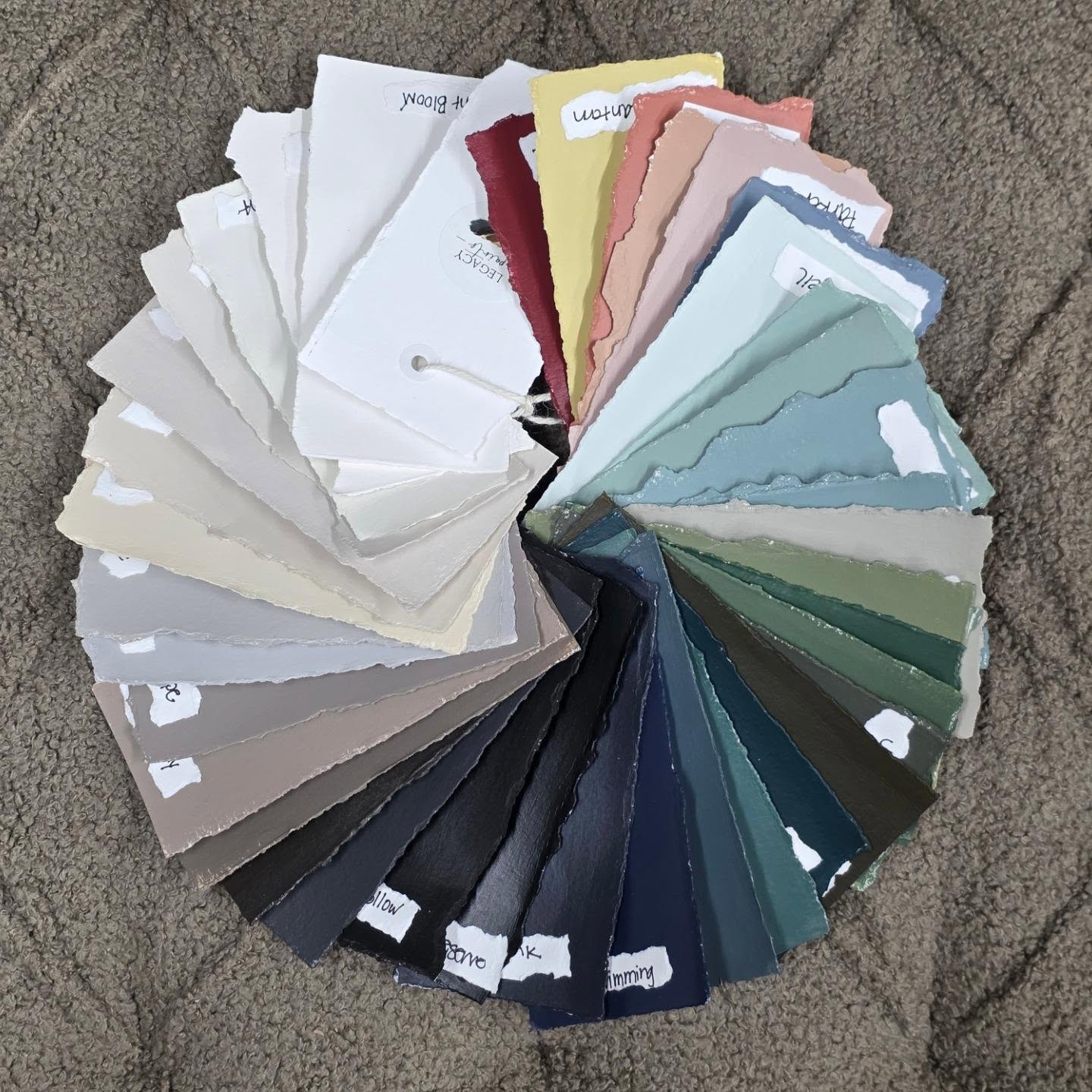 True Color Swatch - heavy paper swatch